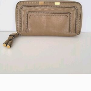 Authentic Chloe Marcie zip around wallet